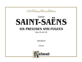Book cover for Six Preludes and Fugues, Opus 99 and Opus 109