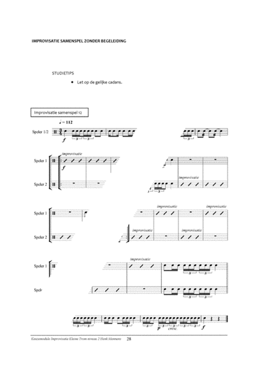 Percussion Modular: Improvisatie 2