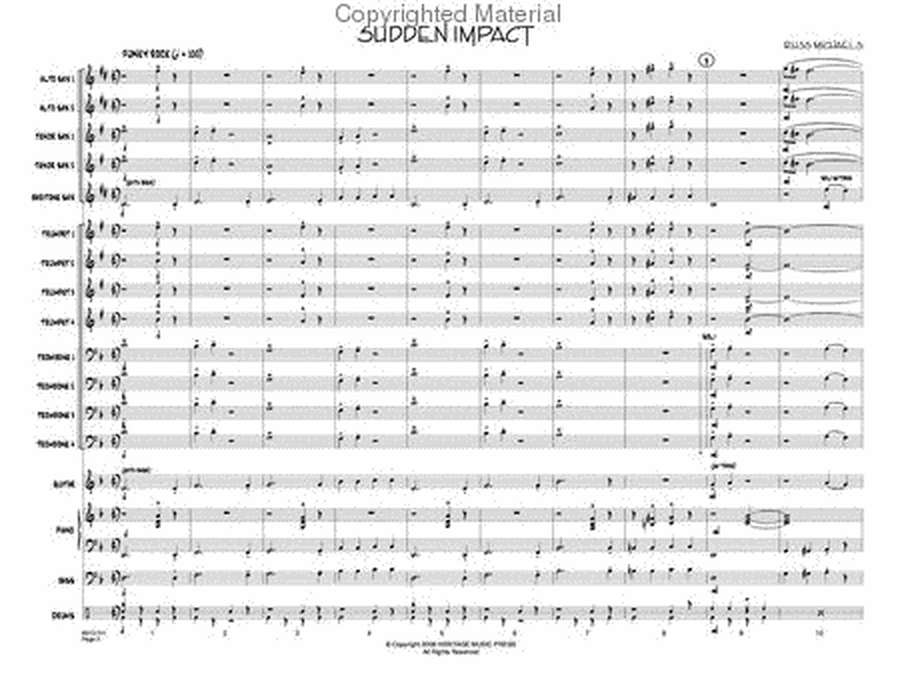 Sudden Impact - Score