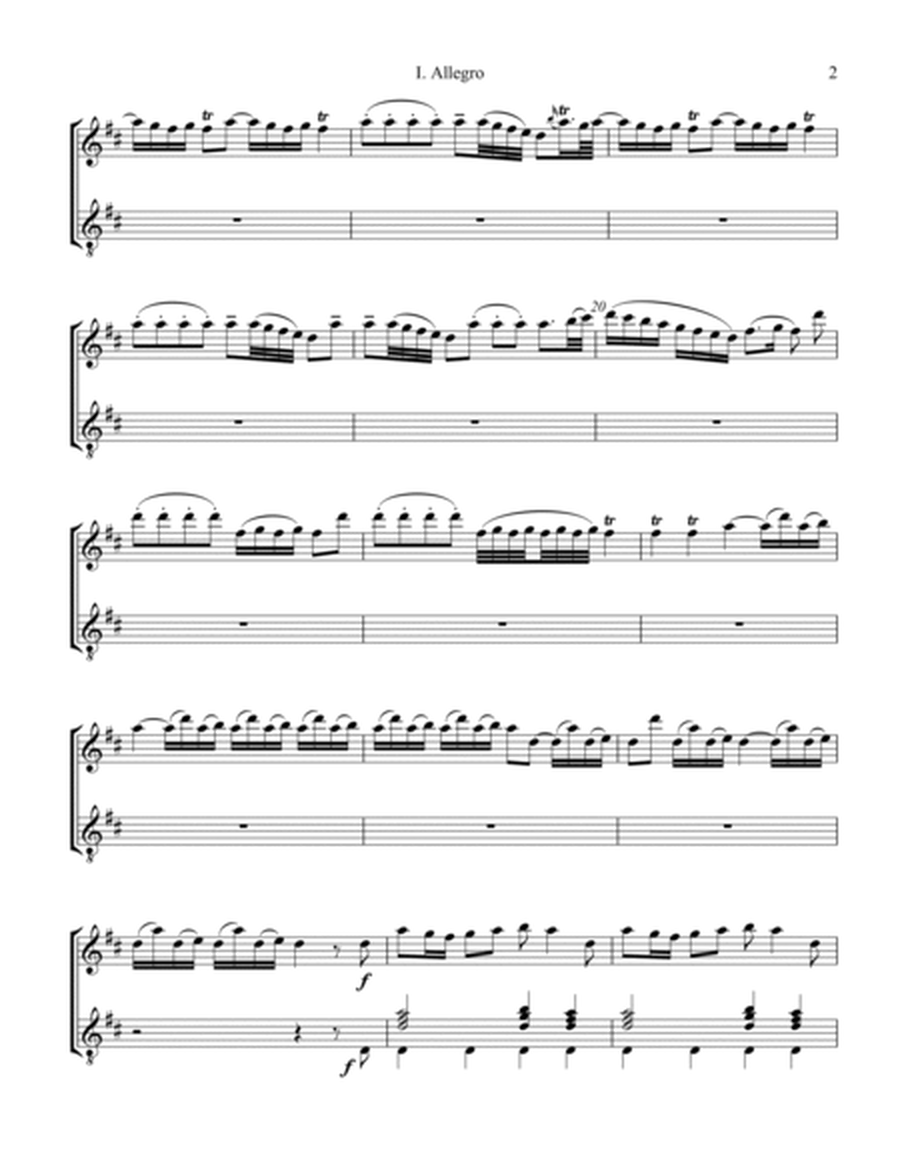 Allegro (i) from La Primavera (Spring) RV. 269 for flute (violin) and guitar image number null