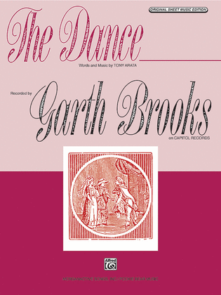 Book cover for The Dance