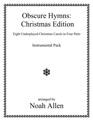 Book cover for Obscure Hymns: Christmas Edition (Instrumental Pack)