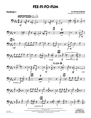 Book cover for Fee-Fi-Fo-Fum (arr. Mark Taylor) - Trombone 4