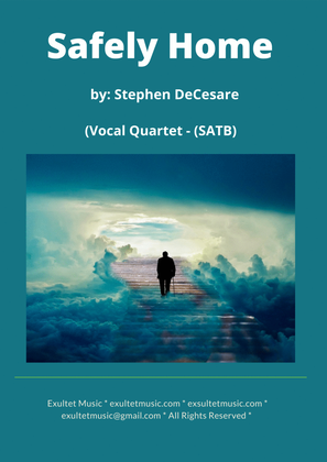 Book cover for Safely Home (Vocal Quartet - (SATB)