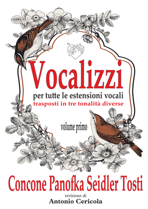 VOCALIZZI: Concone Panofka Seidler Tosti - volume 1