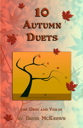 Book cover for 10 Autumn Duets for Oboe and Violin