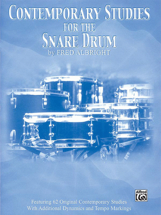 Book cover for Contemporary Studies for the Snare Drum
