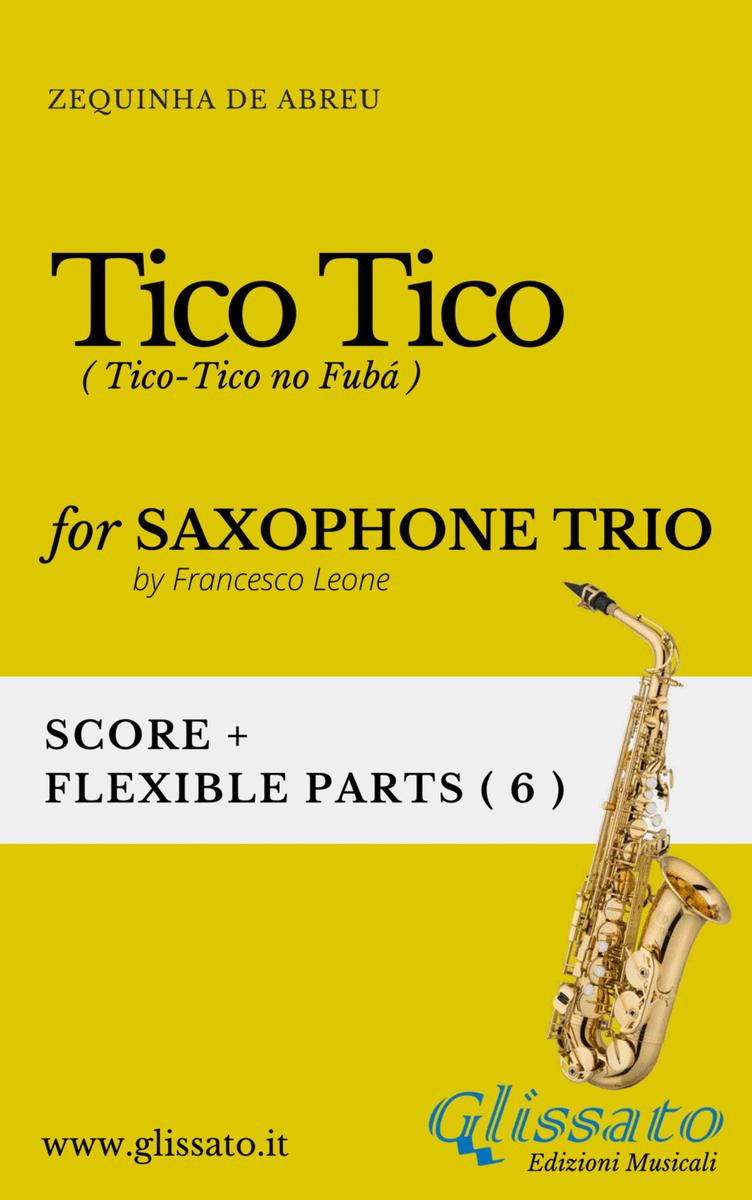 Tico Tico - flexible Sax Trio score & parts image number null