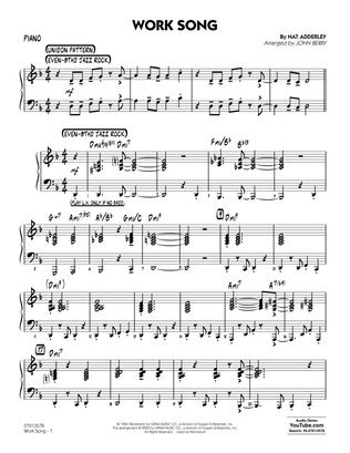 Book cover for Work Song (arr. John Berry) - Piano