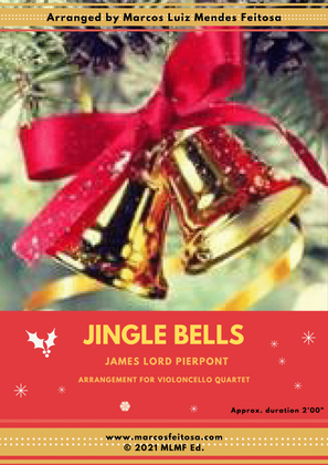 Book cover for Jingle Bells - Cello Quartet