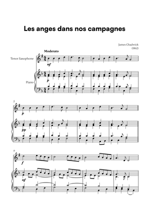 Les anges dans nos campagnes (for Tenor Saxophone and Piano)