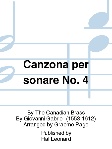 Canzona per sonare No. 4