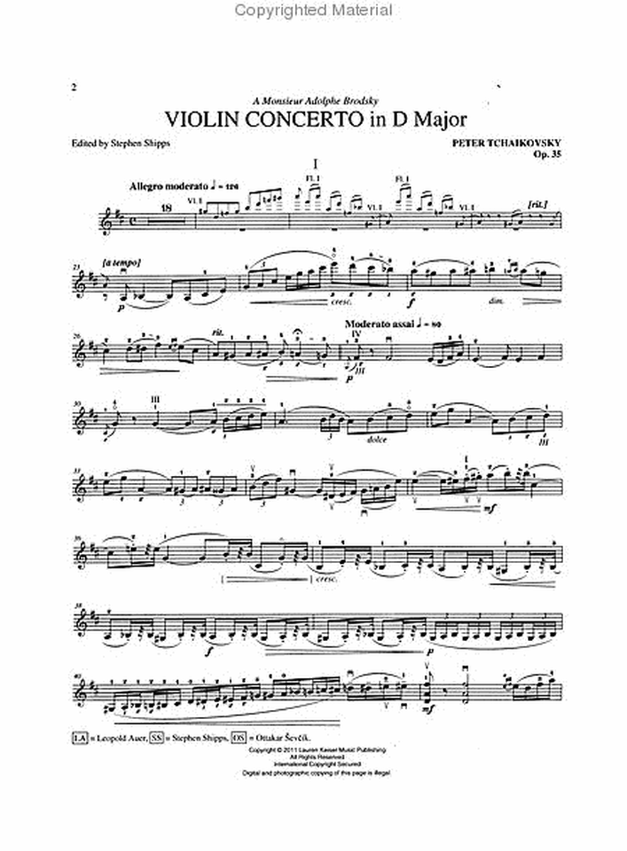 Violin Concerto in D Major, Op. 35