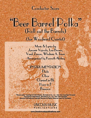 Book cover for Beer Barrel Polka (roll Out The Barrel)