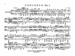 Book cover for Bach: Brandenburg Concertos (Volume I) (Arr. Max Reger)