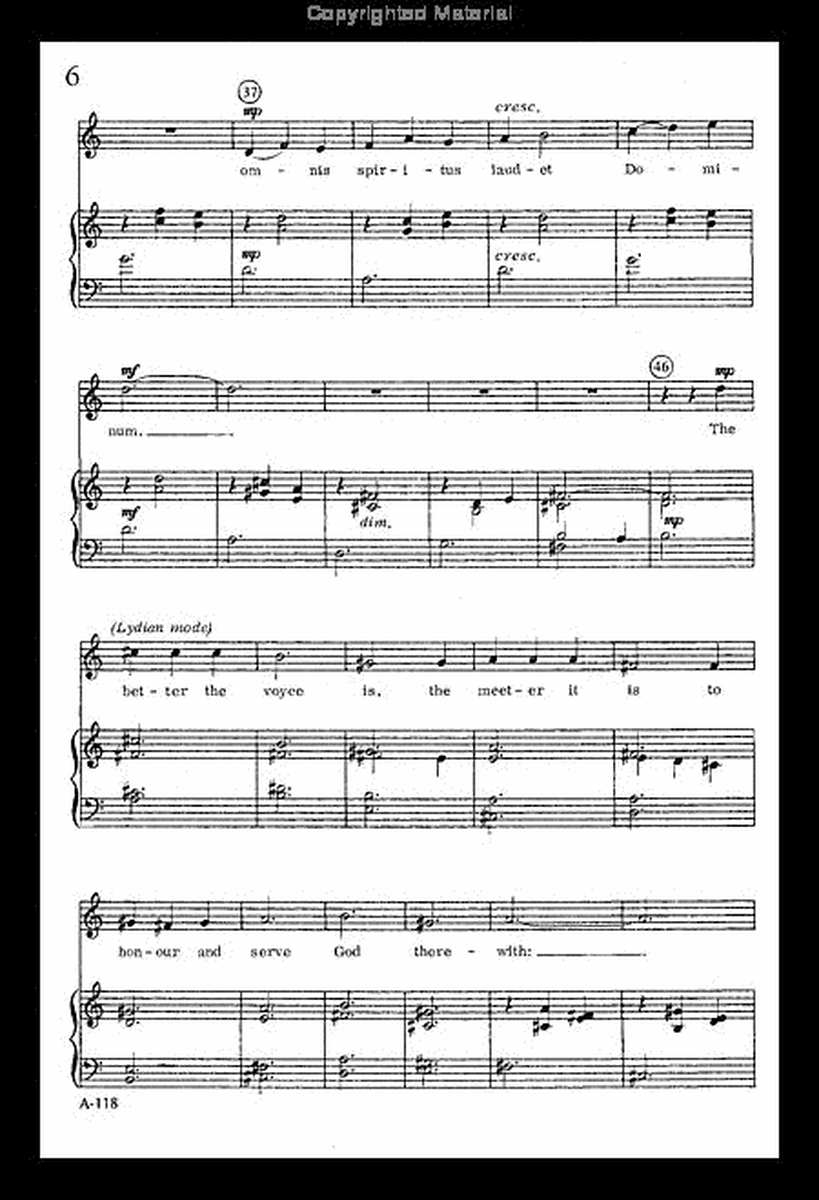 Of Singing Unison Choir - Sheet Music