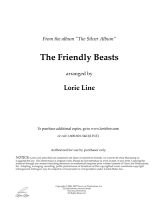 Book cover for The Friendly Beasts
