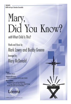 Book cover for Mary, Did You Know?