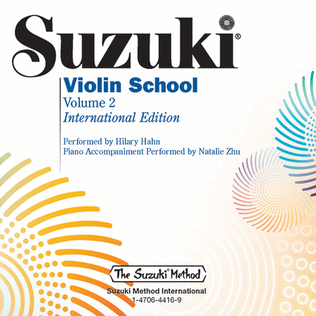 Book cover for Suzuki Violin School, Volume 2