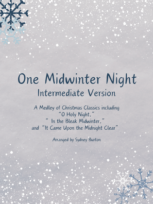 Book cover for One Midwinter Night (Intermediate Version)