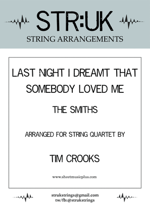 Book cover for Last Night I Dreamt That Somebody Loved Me