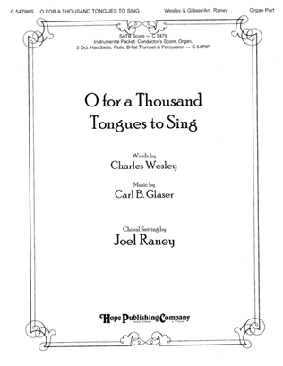 Book cover for O for a Thousand Tongues to Sing