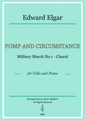 Book cover for Pomp and Circumstance No.1 - Cello and Piano (Individual Parts)