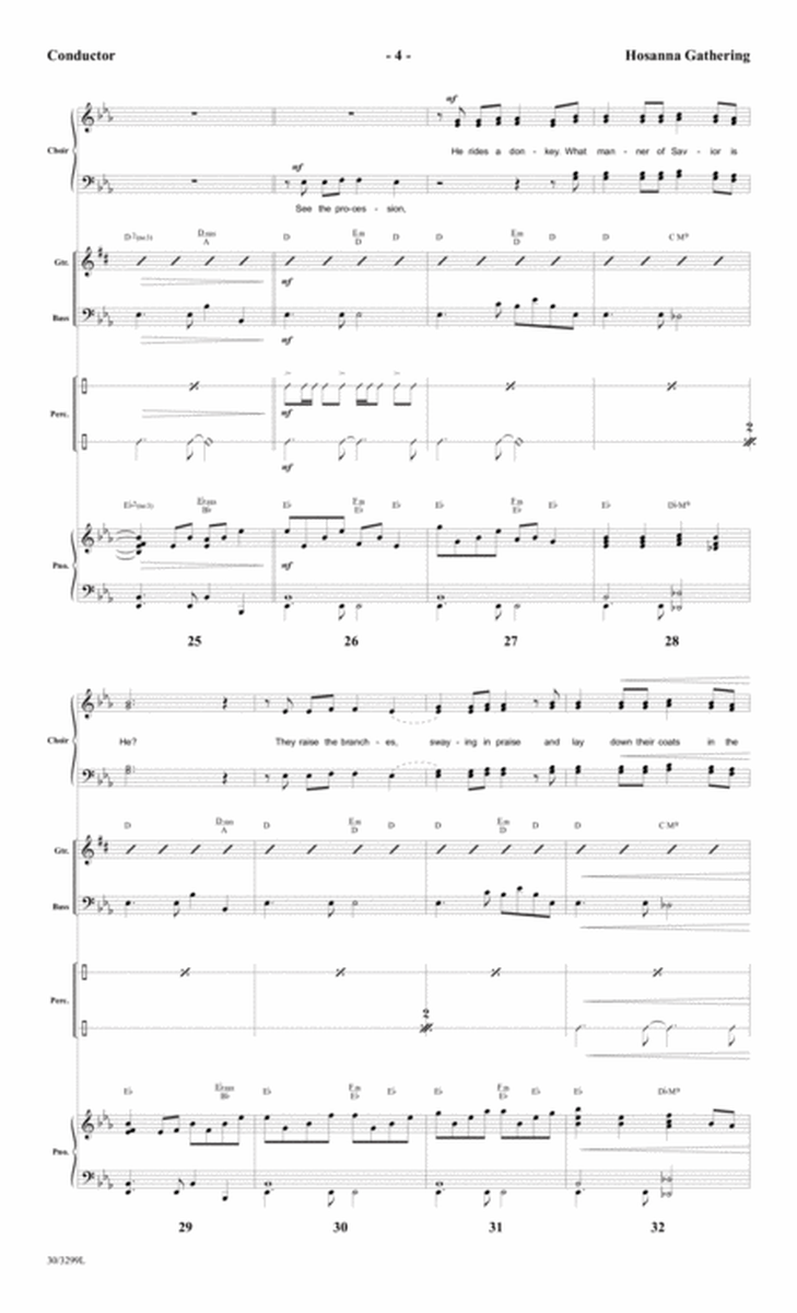 Hosanna Gathering - Rhythm Score and Parts image number null