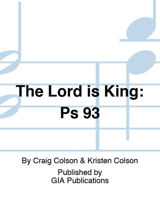 Book cover for The Lord is King