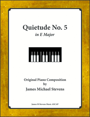Book cover for Quietude No. 5 in E Major