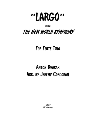 Book cover for Largo from The New World Symphony for Flute Trio