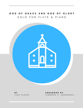 Book cover for God of Grace and God of Glory for Flute