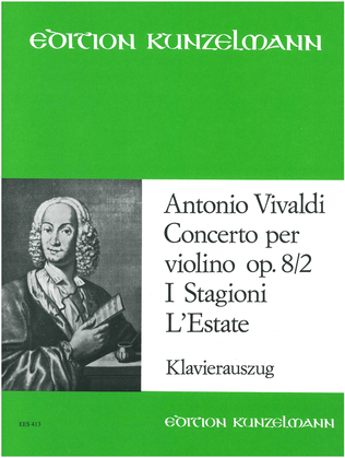 Book cover for The four seasons - Summer, Concerto for violin