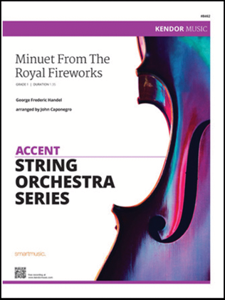 Book cover for Minuet From The Royal Fireworks (Full Score)