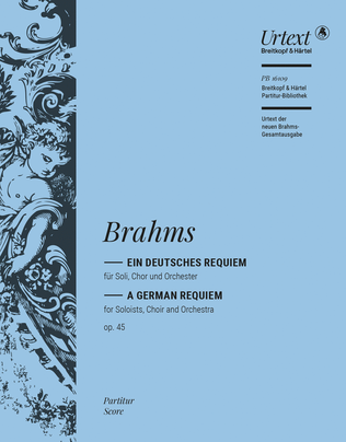 Book cover for A German Requiem Op. 45