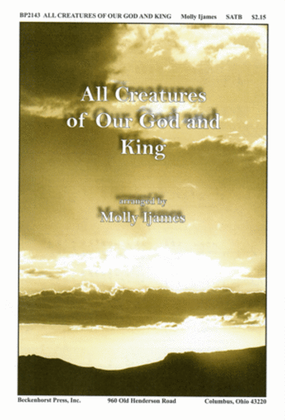 Book cover for All Creatures Of Our God And King