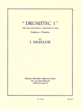 Book cover for Drumstec 1 (percussion(s) & Piano)