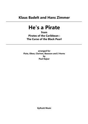 Book cover for He's A Pirate