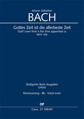 Book cover for God's own time is the time appointed (Gottes Zeit ist die allerbeste Zeit)