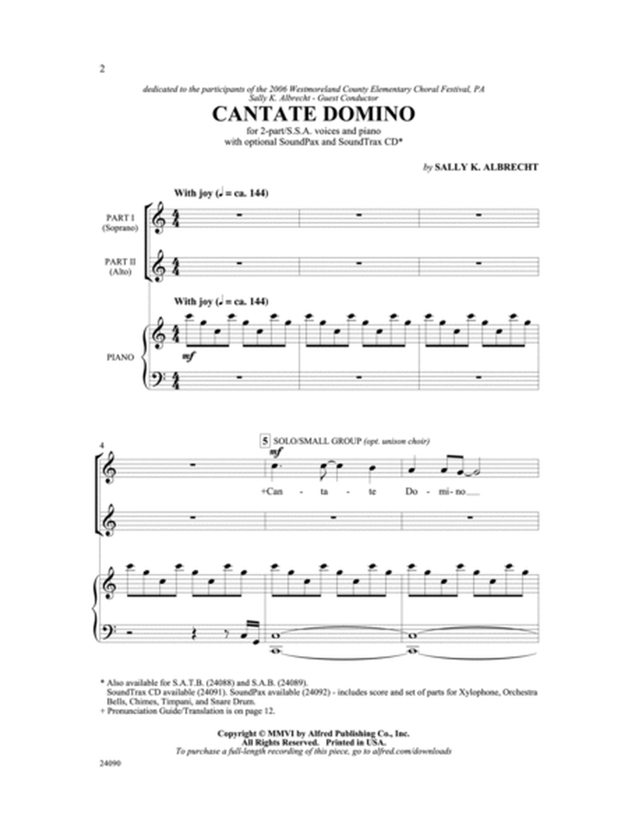 Cantate Domino image number null