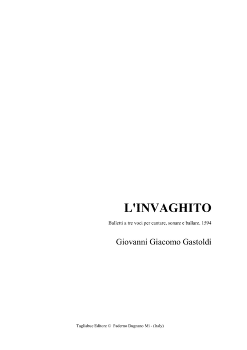 L'INVAGHITO - G.G. Gastoldi - For SAB Choir image number null