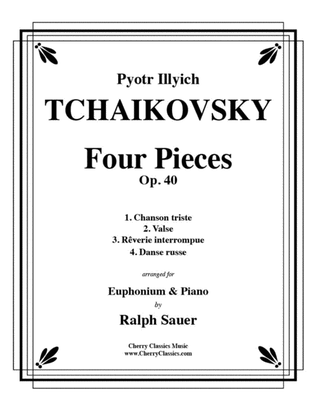 Four Pieces Op. 40 for Euphonium and Piano