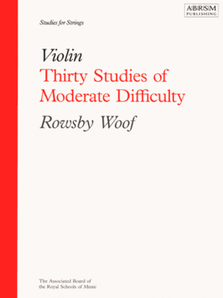 Book cover for Thirty Studies of Moderate Difficulty