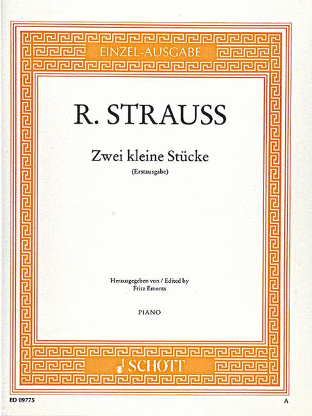 Strauss Zwei Kleine Stucke Pft