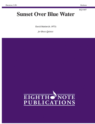 Book cover for Sunset Over Blue Water