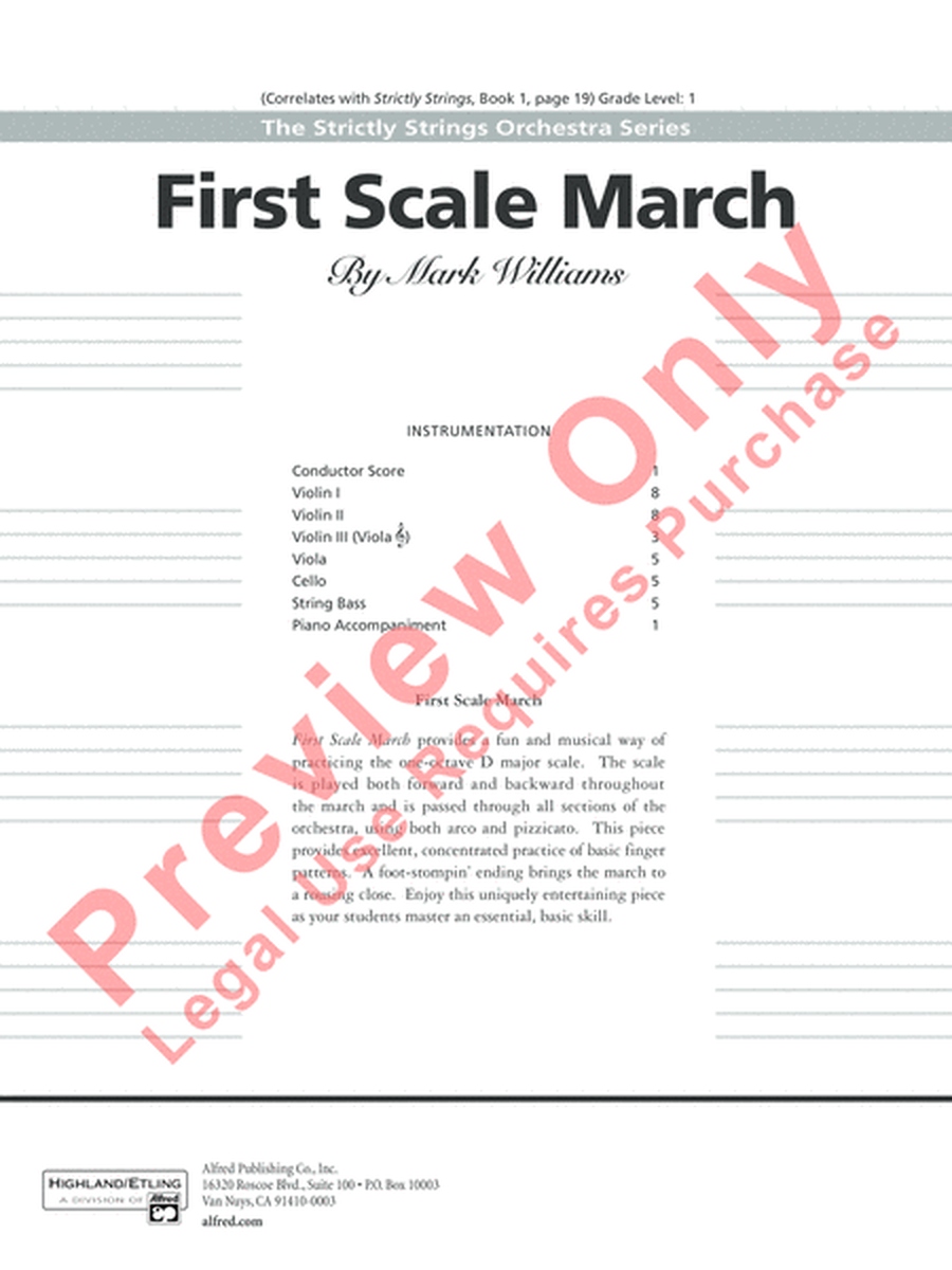 First Scale March