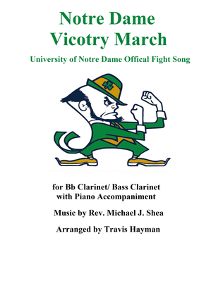 Book cover for Notre Dame Victory March - Bb Clarinet or Bass Clarinet