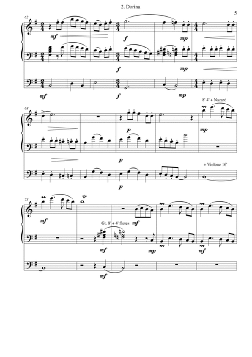 Dorina for organ by David Warin Solomons Organ Solo - Digital Sheet Music