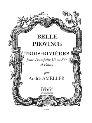 Book cover for Trois-rivieres Op.185 (trumpet & Piano)