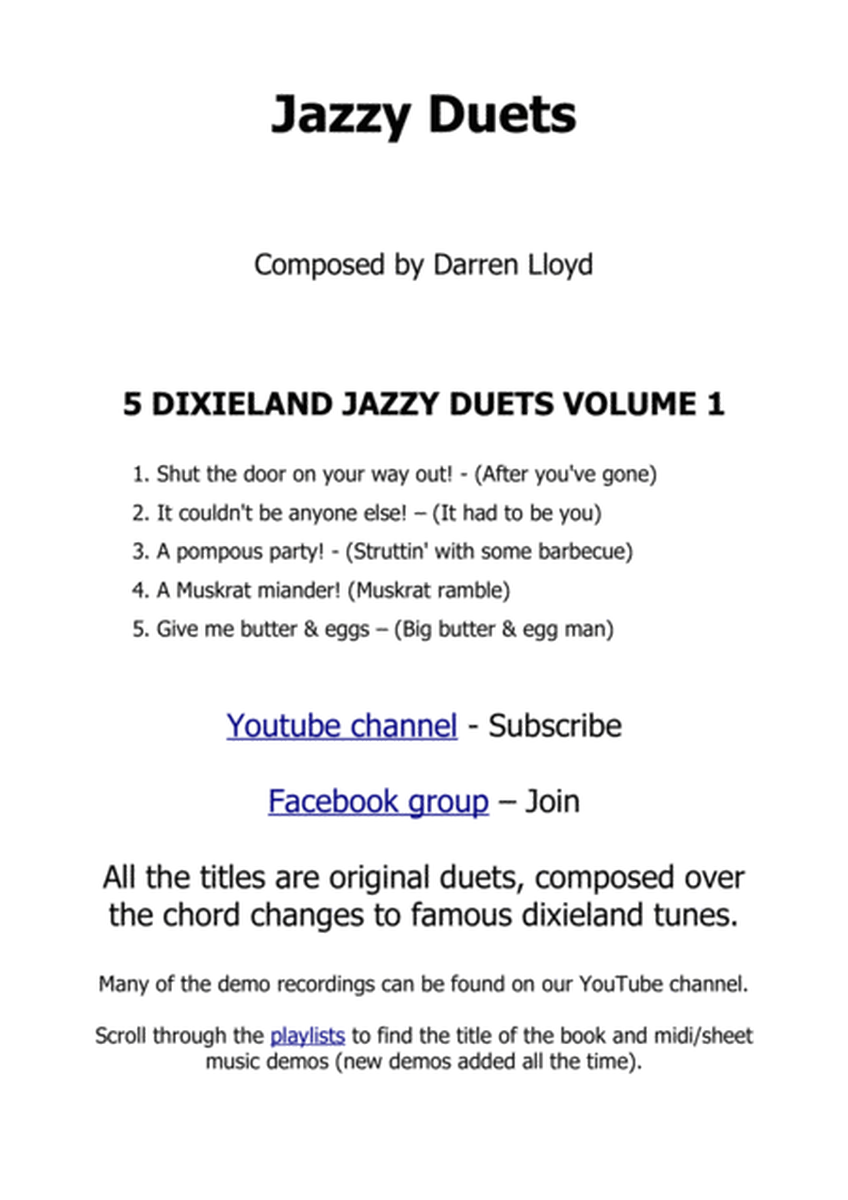 Jazz flute duets - 5 dixieland jazzy duets for flute image number null